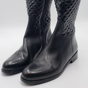 New - Sesto Meucci Black Leather Boots SIZE 7M